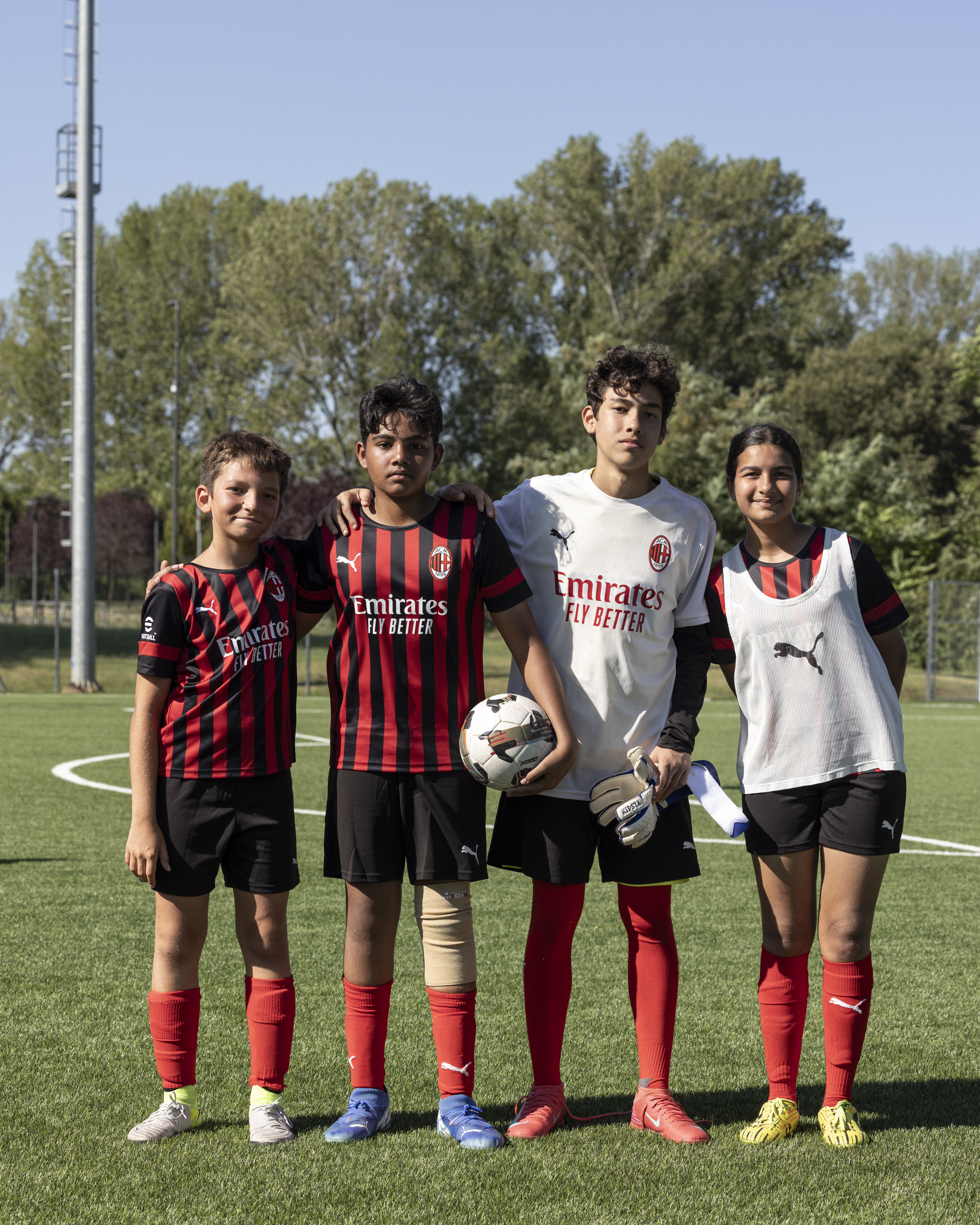 Football with AC Milan photo